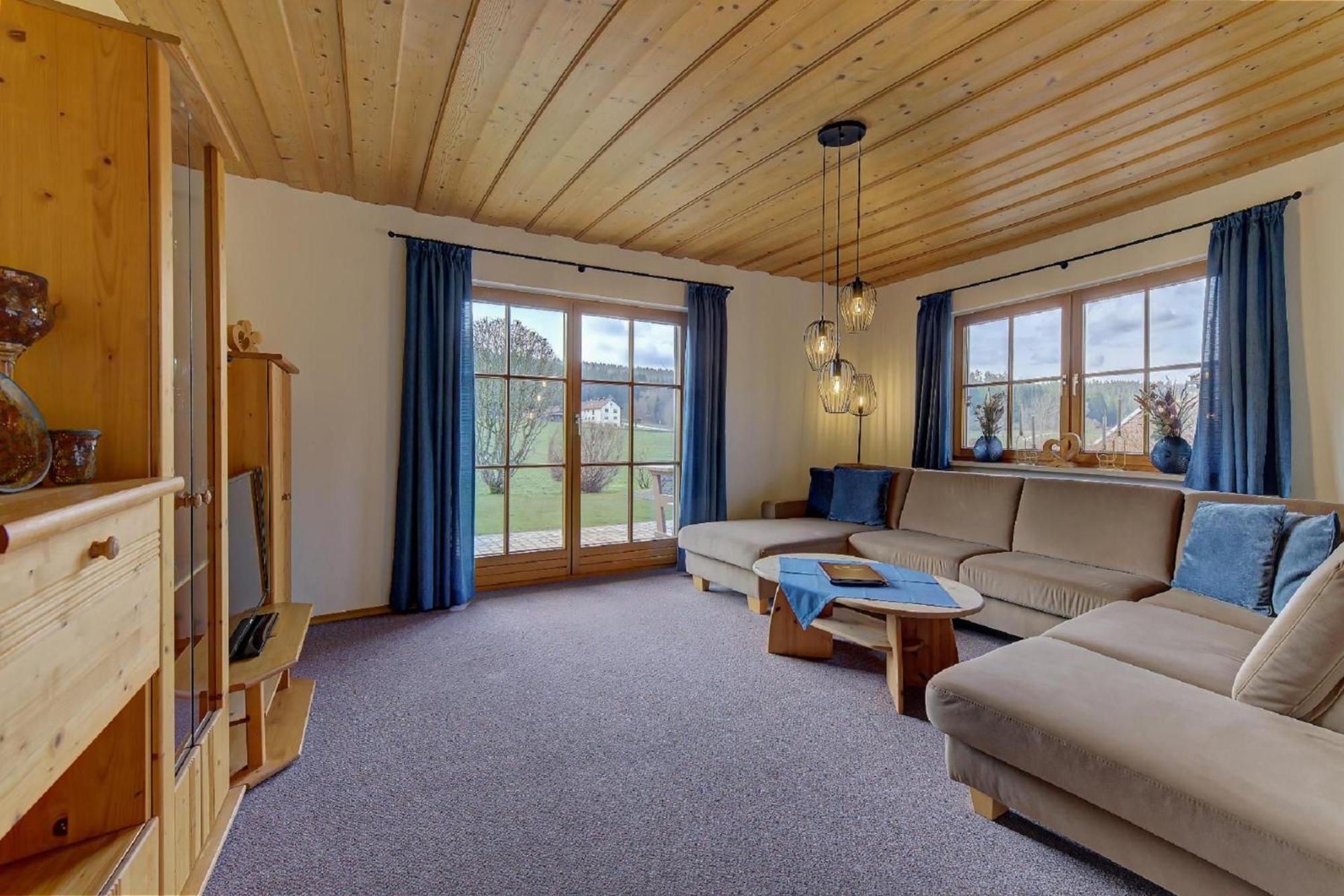 Ferienwohnungen Holzferienhaeuser Leithenwald Zwiesel Exterior photo
