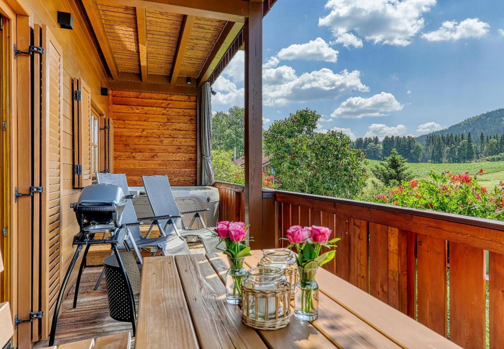 Ferienwohnungen Holzferienhaeuser Leithenwald Zwiesel Exterior photo