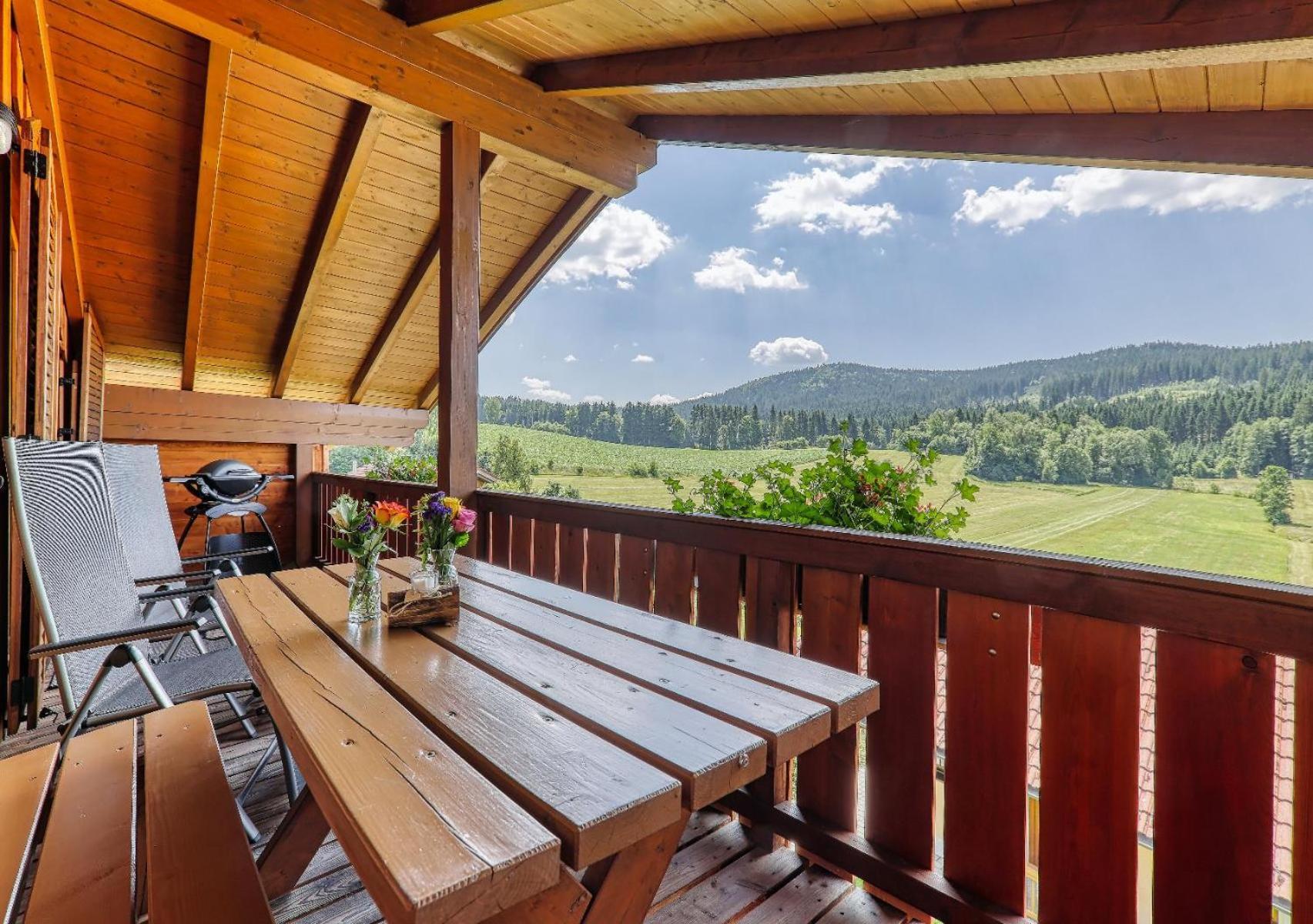 Ferienwohnungen Holzferienhaeuser Leithenwald Zwiesel Exterior photo
